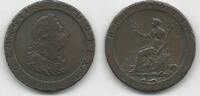 Royaume-Uni / great Britain Penny Georges III . -
