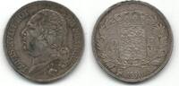 France 2 Francs Louis XVIII. Bruder von Louis XVI . -