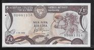 CHYPRE 1 Pound "Dernière série BD.Letzte Reihe BD" -