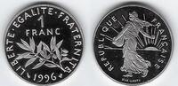 FRANCE 1 FRANC D'après L.O.Roty. Glatte Rand. Tranche lisse. -