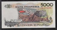 INDONÉSIE 5000 Rupiah Serie: ZBJ . -