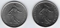 FRANCE 5 Francs Semeuse Säerin. 2EX. . -