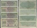 DEUTSCHLAND/ALLEMAGNE. 1000 Mark. République de WEIMAR . 4 Notes . 1er 'e' . -