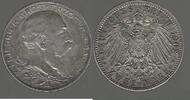 DEUTSCHLAND/ALLEMAGNE. 2 Mark 1902. .Frédéric Ier, grand-duc de Bade . G... 30.85 US$  +  43.08 US$ shipping