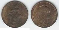 FRANCE. 5 Centimes. 1902. DUPUIS Fast vorz&uuml;glich. 23.08 US$  +  43.28 US$ shipping