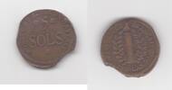 Mayence / Mainz 5 sols de Mayence / Mainz. (Sitzmünze). (Monnaie de siège) -