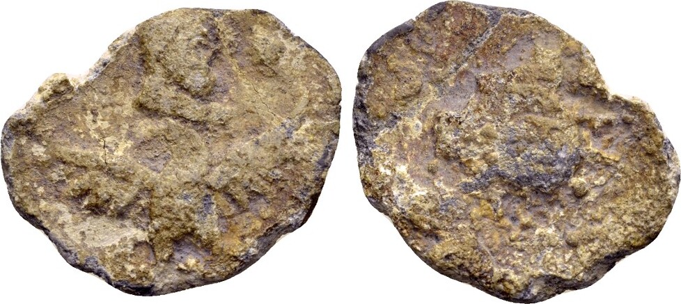 Roman Imperial Egypt (?). Lead Tessera (20x15mm, 3.12 gram) c. 2nd-3rd ...