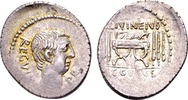 Roman Republic. L. Livineius Regulus, AR Denarius (19mm, 3.78 gram) Rome 42 BC