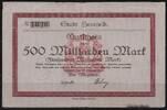   NOTGELD HERSFELD, Stadt, 500 Milliarden Mark, 23.10.1923,  467.40 元  ＋  62.42 元 运费