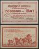   NOTGELD ALTKLOSTER, Gemeinde, 100 Millionen Mark, 01.10.1923,  155.28 元  ＋  62.42 元 运费