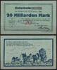   NOTGELD ALTKLOSTER, Gemeinde, 20 Milliarden Mark, 20.10.1923,  194.29 元  ＋  62.42 元 运费