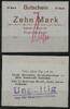   NOTGELD EINSWARDEN, Frerichswerft, 10 Mark, 00.10.1918,  61.64 元  ＋  62.42 元 运费
