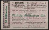   NOTGELD HANNOVER-LINDEN, HANOMAG / Hannoversche Maschinenbau-AG  155.28 元  ＋  62.42 元 运费