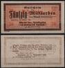   NOTGELD HARBURG, Verein der Arbeitgeber, 50 Milliarden Mark, 24.10.1923,  155.28 元  ＋  62.42 元 运费