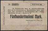   NOTGELD BRUNSB&Uuml;TTELKOOG, Schleswig-Holsteinische Bank, 500 Tausend Mar... 23.11 US$  +  9.29 US$ shipping
