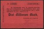   NOTGELD BRUNSB&Uuml;TTELKOOG, Schleswig-Holsteinische Bank, 3 Millionen Mar... 23.11 US$  +  9.29 US$ shipping