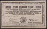   NOTGELD EUTIN, Landesverband des Landesteils L&uuml;beck, 2 Millionen Mark,  34.73 US$  +  9.29 US$ shipping