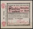   NOTGELD SCHLESWIG, Stadt, 50 Milliarden Mark, 00.10.1923,  57.96 US$  +  9.29 US$ shipping