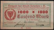   NOTGELD UETERSEN, Stadt, 1000 Mark, 14.11.1922,  23.11 US$  +  9.29 US$ shipping