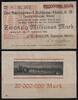   NOTGELD WEDEL i. H., J. D. M&ouml;ller, Optische Werke, 20 Millionen Mark,  28.92 US$  +  9.29 US$ shipping