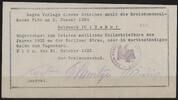   GOLD-NOTGELD PL&Ouml;N, Kreisausschuss, 10 Goldmark, 31.10.1923,  46.34 US$  +  9.29 US$ shipping