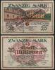   NOTGELD HERFORD, Stadt, 2 Millionen auf 20 Mark &Uuml;berdruckausgabe,  11.08 US$  +  8.96 US$ shipping