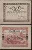   NOTGELD HERSFELD, Stadt, 20 Mark, 04.11.1918,  5.49 US$  +  8.96 US$ shipping