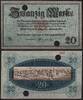 NOTGELD KULMBACH, Kulmbacher Spinnerei, 20 Mark, bis 01.02.1919, -