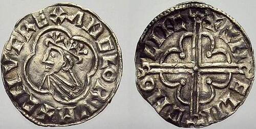 Großbritannien Penny Knut I. der Große 1016-1035. EF mit schöner Patina