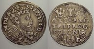 Polen 3 Gröscher 1 Sigismund III. 1587-1632. -