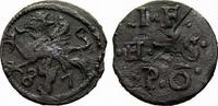 Pommern-Stettin Kupfer Scherf Johann Friedrich 1569-1600. -