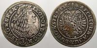 Schlesien-Der oberste Lehnsherr 3 Kreuzer Leopold 1658-1705. -