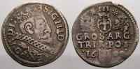 Polen 3 Gröscher 1 Sigismund III. 1587-1632. -