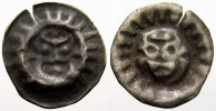 Mecklenburg, Fürstentum, seit 1348 Herzogtum Stierkopfbrakteat Anonym 13./14. Jahrhundert. -