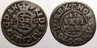 Dänemark 2 Skilling Friedrich III 1648-1670.