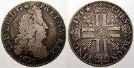 Frankreich 1/4 Ecu aux 8 L Ludwig XIV. 1643-1715. -