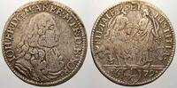Brandenburg-Ansbach 1/6 Taler Johann Friedrich 1667-1686. -