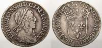 Frankreich 1/12 Ecu d'argent Ludwig XIII. 1610-1643. -