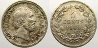 Niederlande 5 Cents Willem III. 1849-1890. -