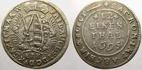 Sachsen-Albertinische Linie 1/12 Taler (Doppelgroschen) Friedrich August I. 1694-1733, , 1697 König von Polen.