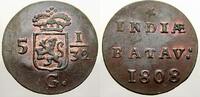 Niederlande-Batavische Republik 1/2 Duit -