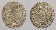 Schlesien-Der oberste Lehnsherr 1 Kreuzer Leopold 1658-1705. -