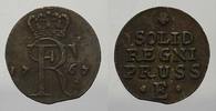 Brandenburg-Preußen Schilling Friedrich II. 1740-1786. -
