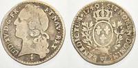 Frankreich 1/20 ecu du Bearn au bandeau Ludwig XV. 1715-1774. -