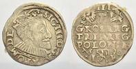 Polen 3 Gröscher 1 Sigismund III. 1587-1632. -