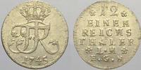 Brandenburg-Preußen 1/12 Taler Friedrich II. 1740-1786. -