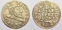 Polen 3 Gröscher 1 Sigismund III. 1587-1632. -