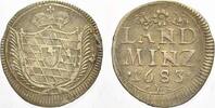 Bayern Landmünze (Zehnpfenninger) 1 Maximilian II. Emanuel 1679-1726. -