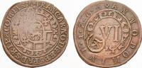 Paderborn, Bistum Cu 6 Pfennig Franz Arnold von Metternich 1704-1718. -