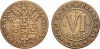 Paderborn, Bistum Cu 6 Pfennig Franz Arnold von Metternich 1704-1718. -